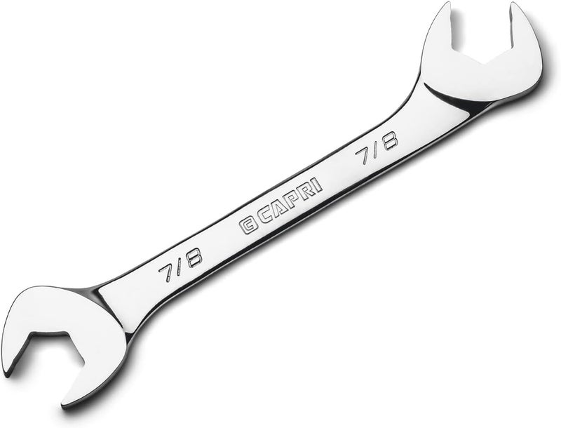 Capri Tools 7/8 in. Angle Open End Wrench, 30° and 60° angles, SAE - Image 1
